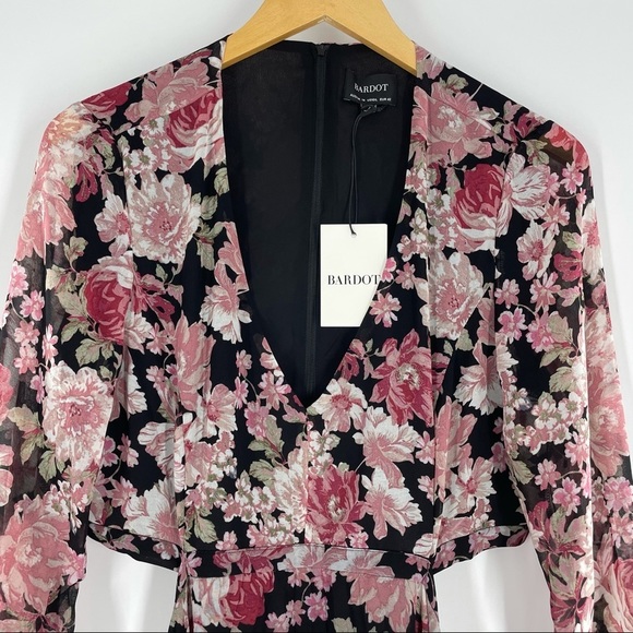 NWT Bardot Garden Floral Maxi Dress Rose Garden 10 - Picture 9 of 14